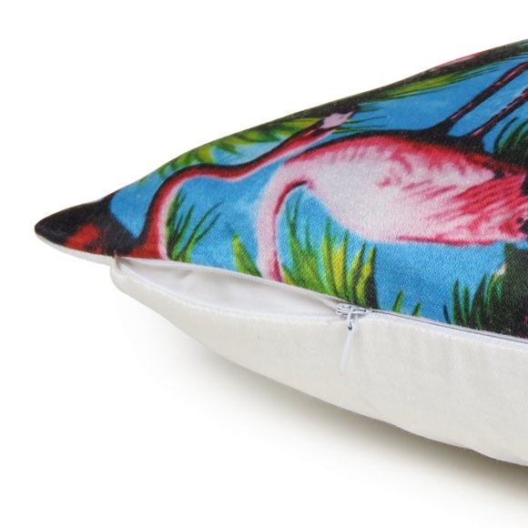 Home Decorative Comfortable Flamingo Digital Print Cushion Pillow Cover Case - Picture 3 of 4